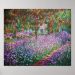 Póster Claude Monet - El jardín del artista en Giverny<br><div class="desc">El jardín del artista en Giverny / Le Jardin de l'artiste a Giverny - Claude Monet,  1900</div>