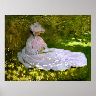 Póster Claude Monet: El lector