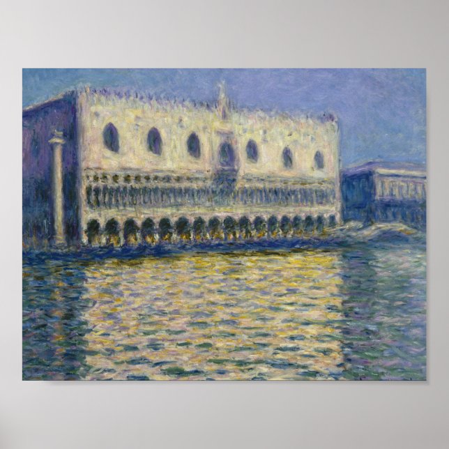 Póster Claude Monet - El palacio de los perros (Frente)