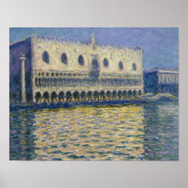 Póster Claude Monet - El palacio de los perros (Frente)