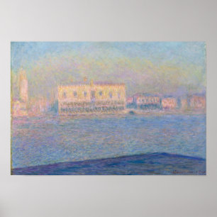 Póster Claude Monet   El Palacio del Doge visto desde San