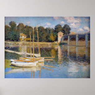 Póster Claude Monet - El puente argentino
