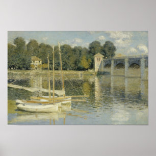 Póster Claude Monet - El puente argentino