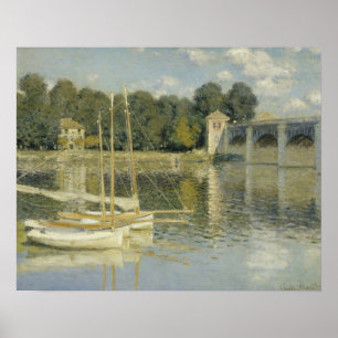 Póster Claude Monet - El puente argentino
