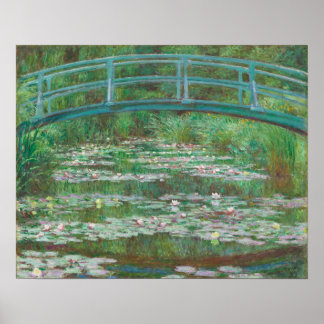 Póster Claude Monet El Puente De Fútbol Japonés 1899