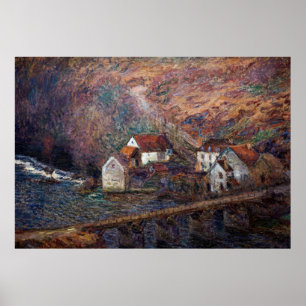 Póster Claude Monet - El puente en Vervy