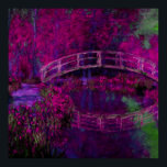 Póster Claude Monet El Puente Japanés púrpura<br><div class="desc">Título: El puente japonés (The Bridge in Monet's Garden) púrpura cambia los derechos de autor 2Sweet4wordsDiseños de artista: Claude Monet Fecha: 1895 - 1896 Estilo: Impressionismo Series: The Japanese Bridge</div>