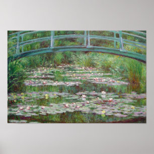 Póster Claude Monet - El puente japonés