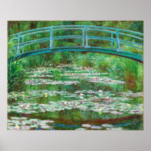 Póster Claude Monet: El puente japonés