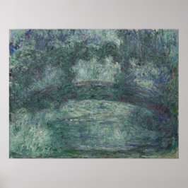 Póster Claude Monet - El puente japonés