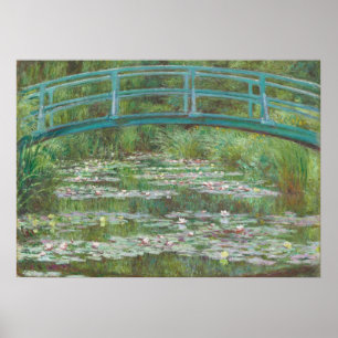 Póster Claude Monet   El puente japonés de 1899