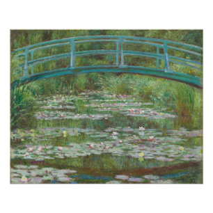 Póster Claude Monet   El puente japonés de 1899