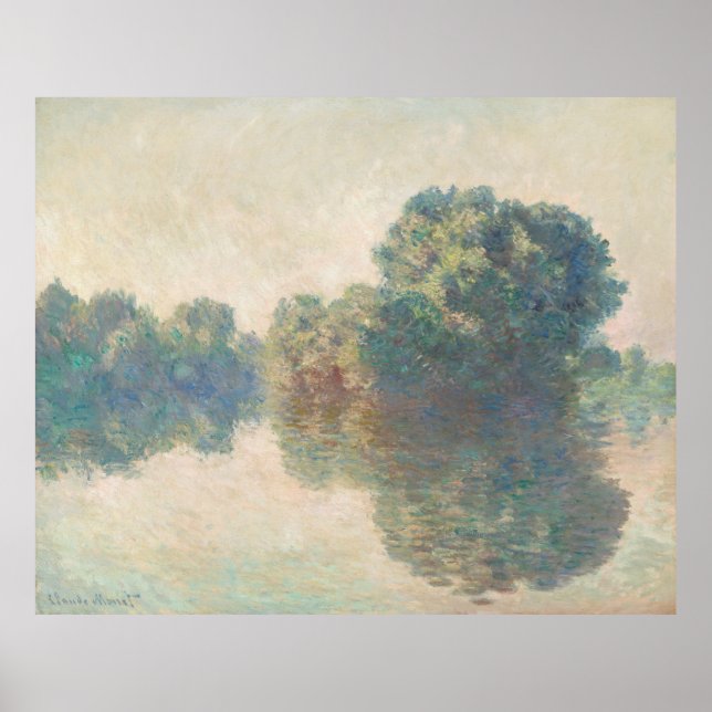 Póster Claude Monet | El Sena de Giverny - 1897 (Frente)