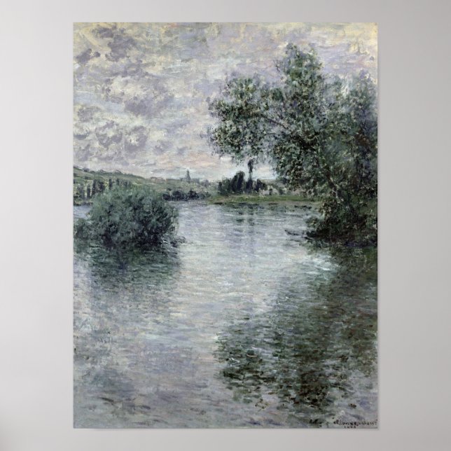 Póster Claude Monet | El Sena de Vetheuil, 1879 (Frente)