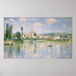 Póster Claude Monet el   V�theuil en verano