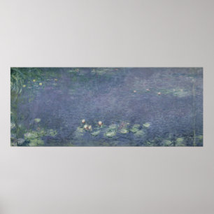 Póster Claude Monet el   Waterlilies: Mañana, 1914-18