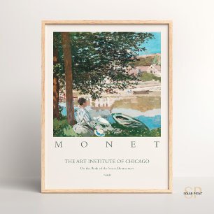 Póster Claude Monet en la orilla del Sena Bennecourt