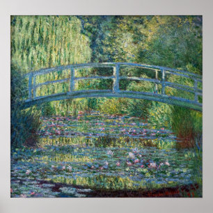 Póster Claude Monet - estanque de Lily del Agua, Armonía 