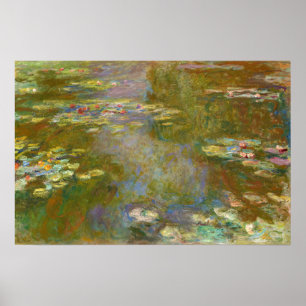 Póster Claude Monet - Estanque de Nenúfares 1917