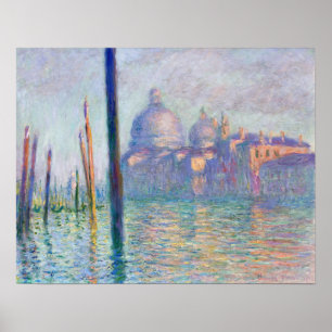 Póster Claude Monet - Gran Canal, Venecia