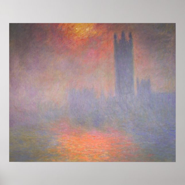 Póster Claude Monet Gran Canal Venecia Italia Viaje (Frente)