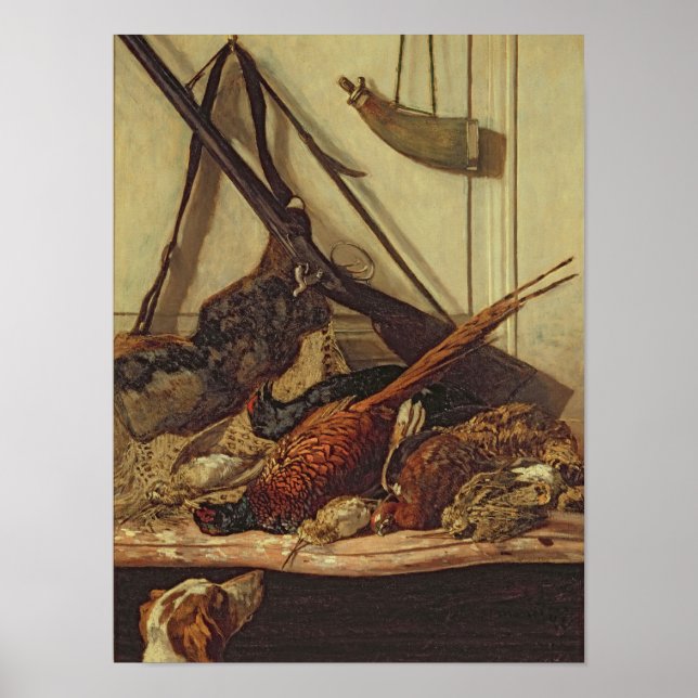 Póster Claude Monet | Hunting Trophies, 1862 (Frente)