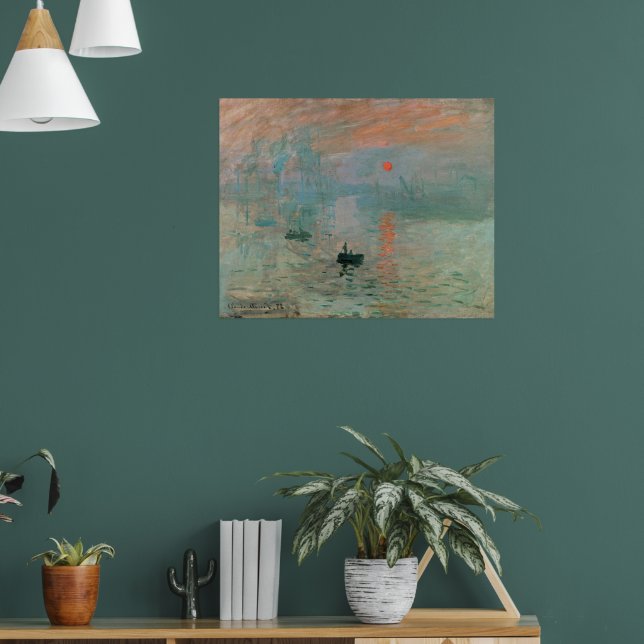 Póster Claude Monet- Impresionismo, Amanecer, (Salón 1)