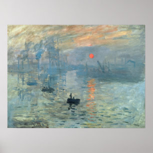 Póster Claude Monet Impression Sunrise