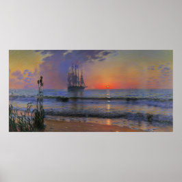 Póster Claude Monet inspiró el paisaje