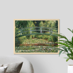 Póster Claude Monet japonés Footbridge Water Pool