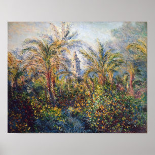 Póster Claude Monet   Jardín de Bordighera