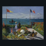 Póster Claude Monet - Jardín en Sainte-Adresse<br><div class="desc">Jardín en Sainte-Adresse por Claude Monet,  1867. Óleo sobre lienzo.</div>