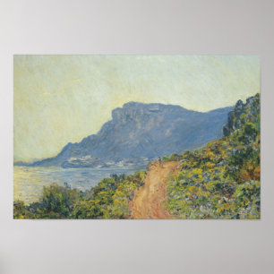 Póster Claude Monet - La Corniche cerca de Mónaco