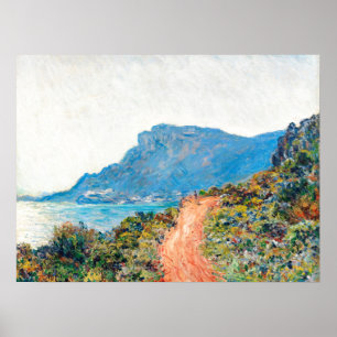 Póster Claude Monet La Corniche cerca de Mónaco