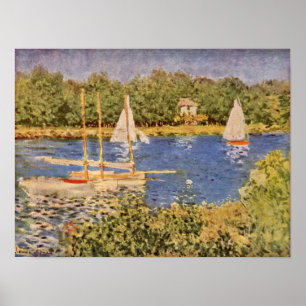 Póster Claude Monet - La cuenca del Sena en Argenteuil