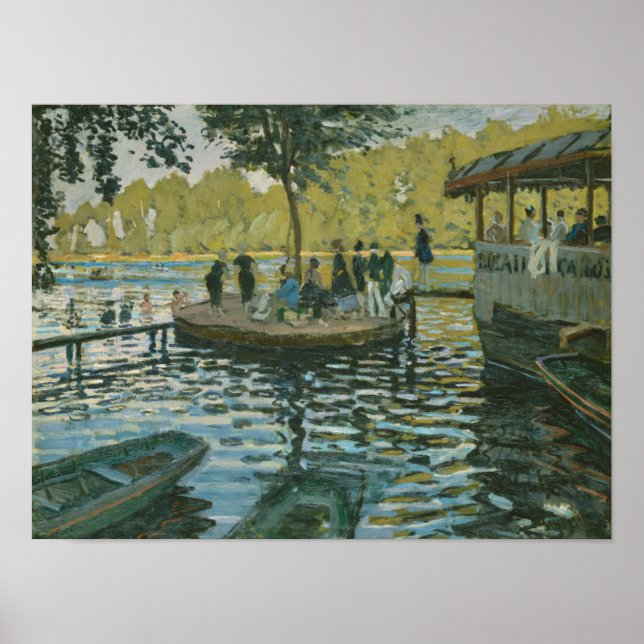 Póster Claude Monet | La Grenouillere (Frente)