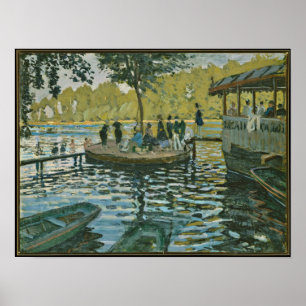 Póster Claude Monet - La Grenouillere