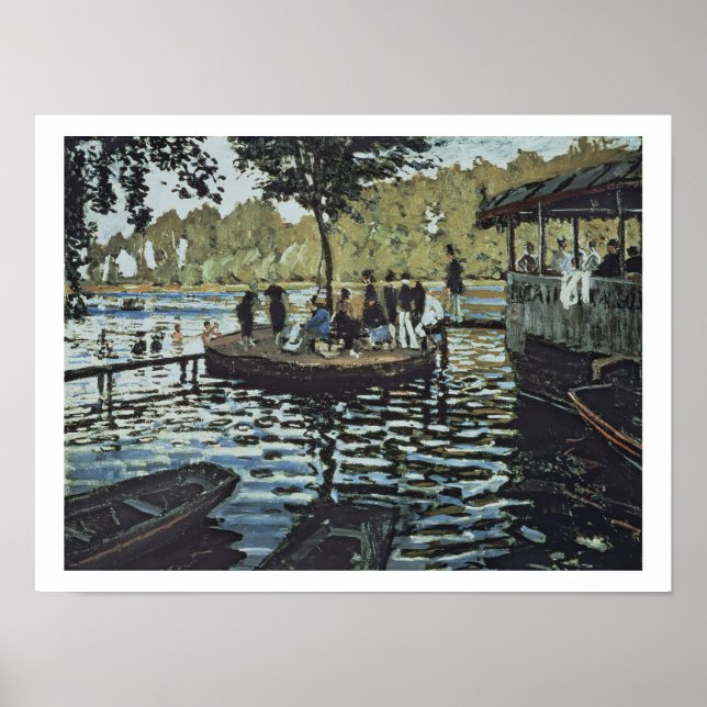 Póster Claude Monet | La Grenouillere (Frente)