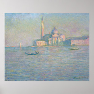 Póster Claude Monet - La Iglesia de San Giorgio Maggiore,