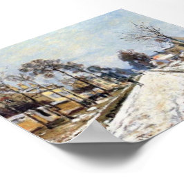 Póster Claude Monet La route de Versailles à Louvecienne