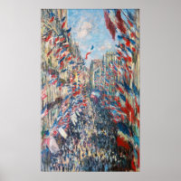 Claude Monet - La Rue Montorgueil - París