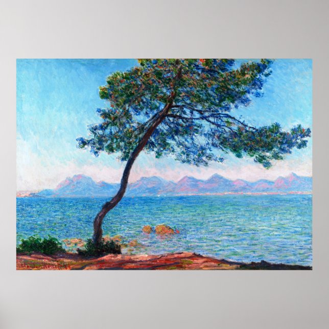 Póster Claude Monet: Las montañas Esterel (Frente)