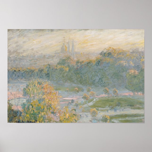 Póster Claude Monet | Las Tullerías 1875 (Frente)