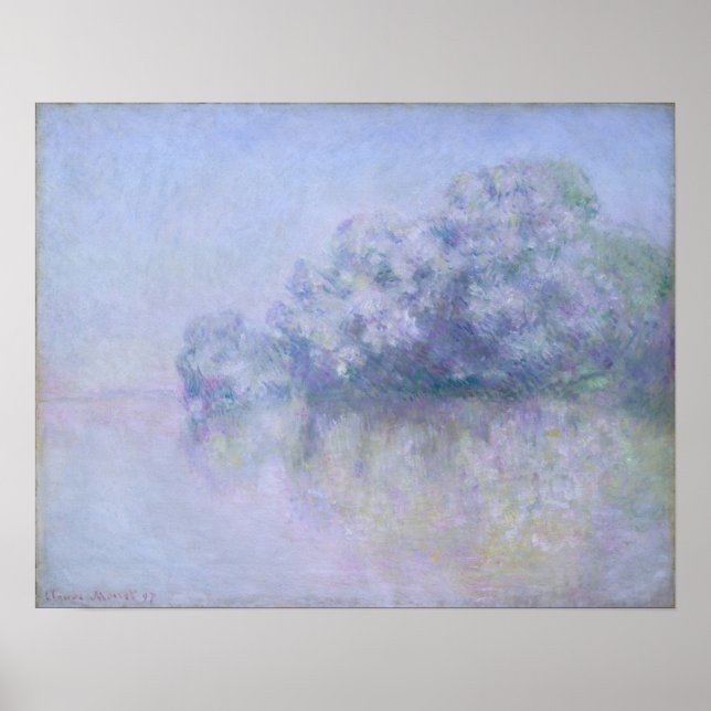 Póster Claude Monet | � le aux Orties cerca de Vernon (Frente)