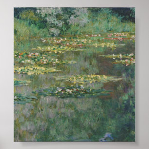 Póster Claude Monet - Le Bassin des Nympheas