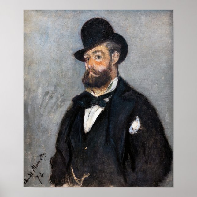 Póster Claude Monet - Leon Monet (Frente)