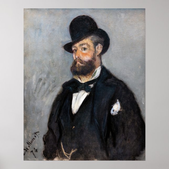 Póster Claude Monet - Leon Monet (Frente)