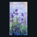 Póster Claude Monet - Lilac Irises / Iris Mauves<br><div class="desc">Lilac Irises / Iris Mauves - Claude Monet,  1914-1917</div>