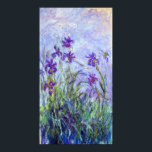 Póster Claude Monet - Lilac Irises / Iris Mauves<br><div class="desc">Lilac Irises / Iris Mauves - Claude Monet,  1914-1917</div>