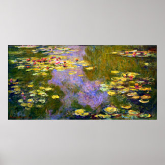 Póster Claude Monet: Lilies de agua